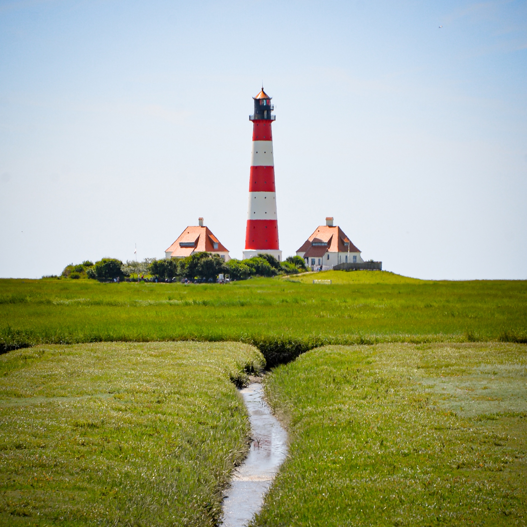 St. Peter-Ording auf Holz - Westerheversand mit Priel