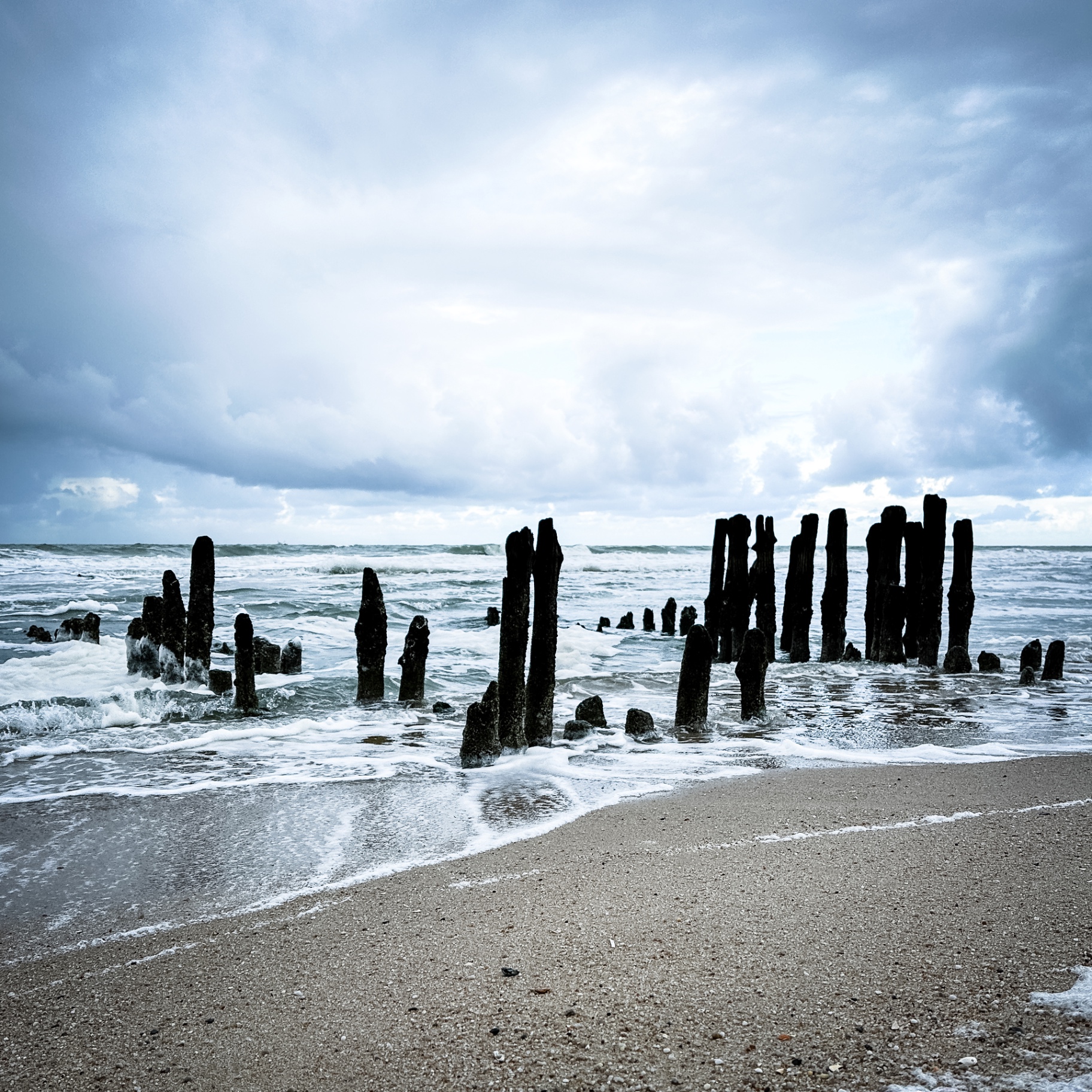 Sylt auf Holz - Alte Buhnen im Meer