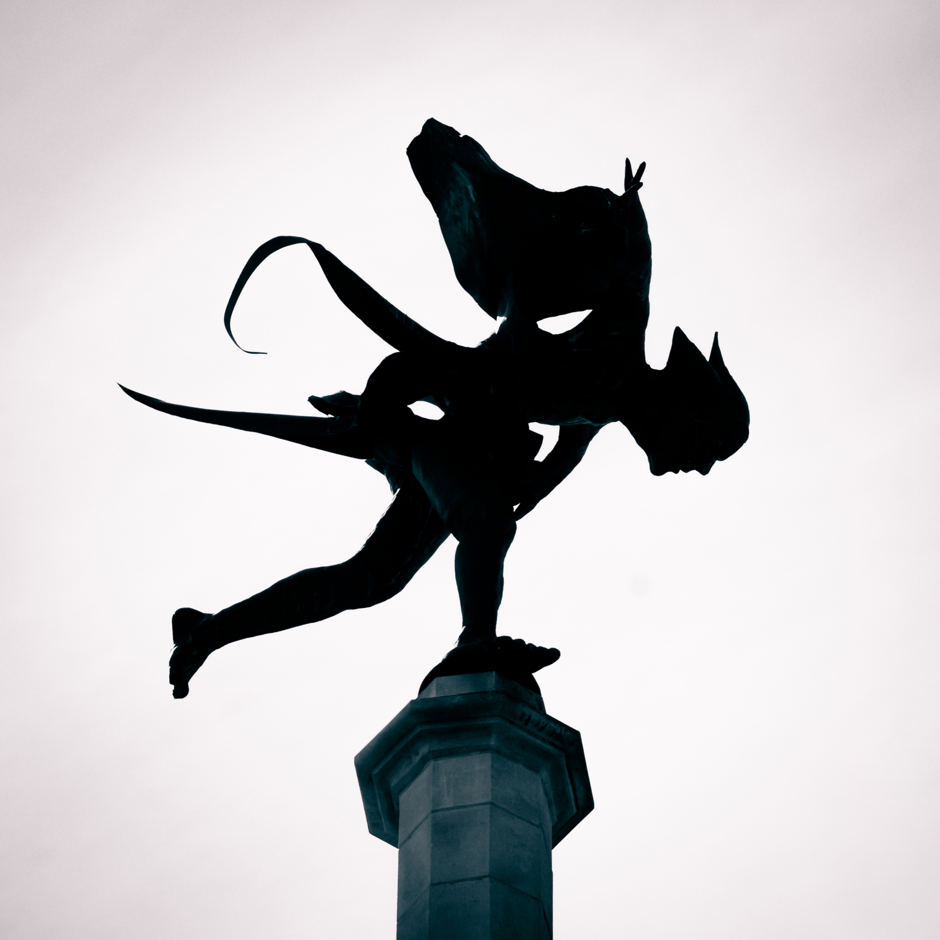 Gent auf Holz - Herolds-Statue