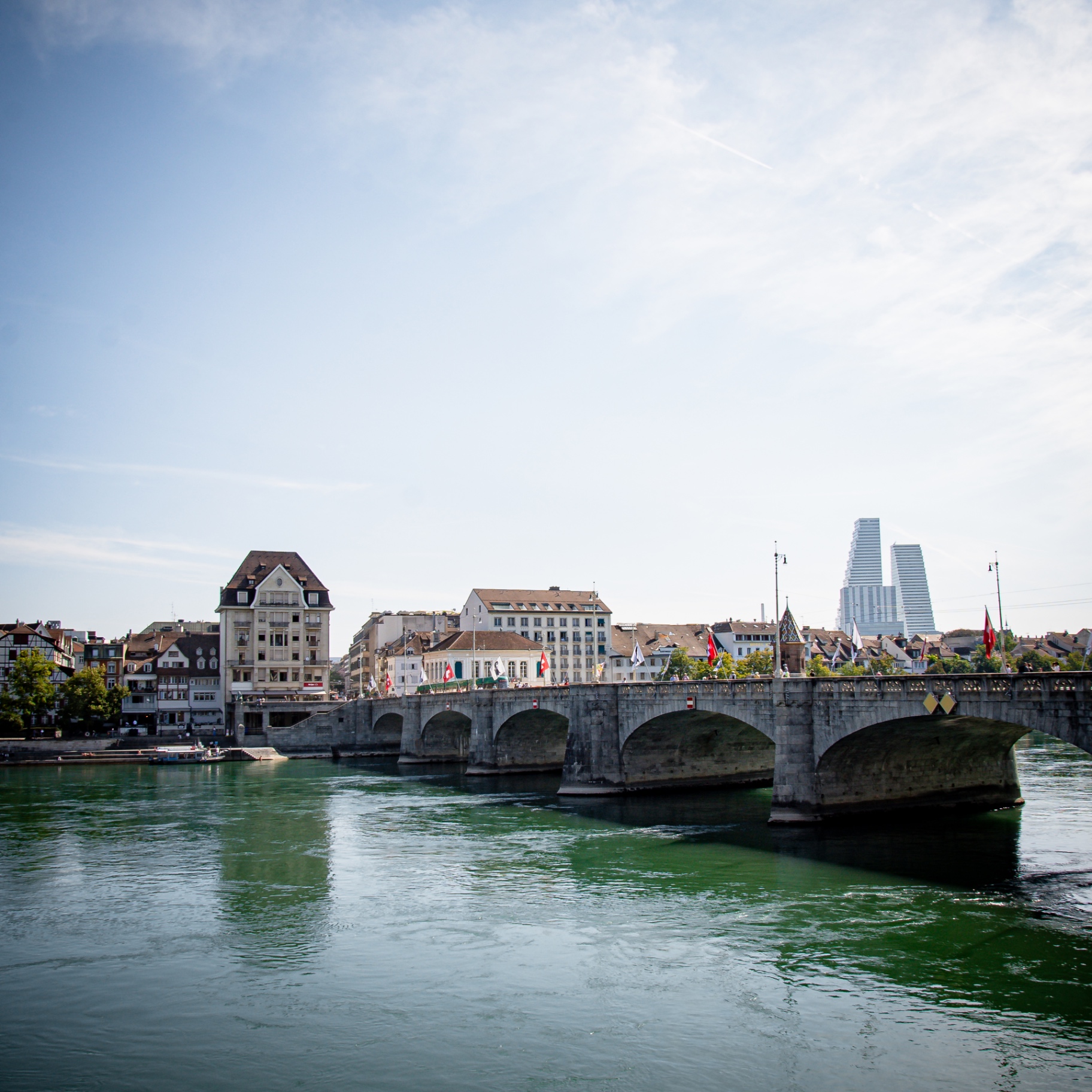 Basel auf Holz - Mittlere Brücke