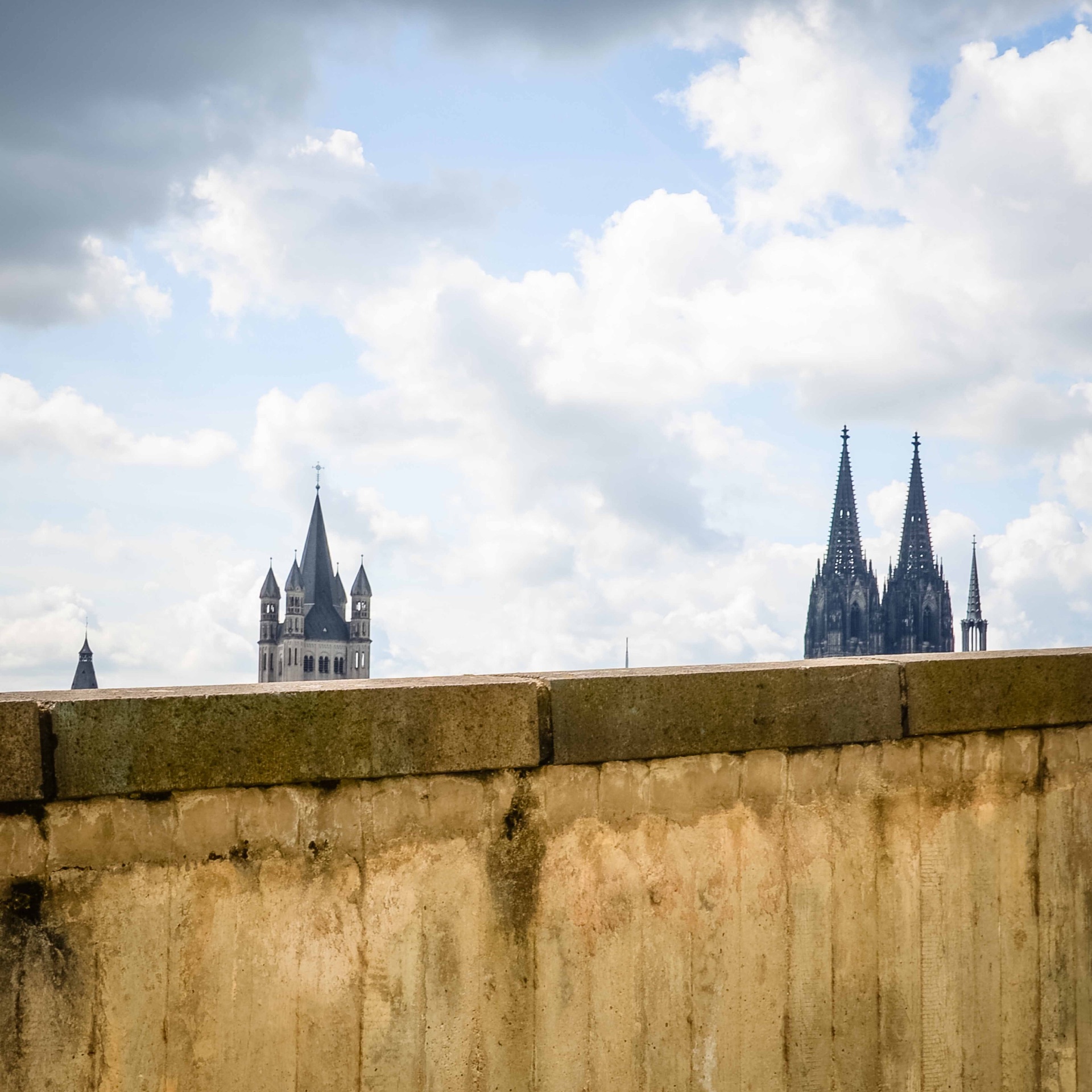Köln auf Holz - Dom & Groß St. Martin