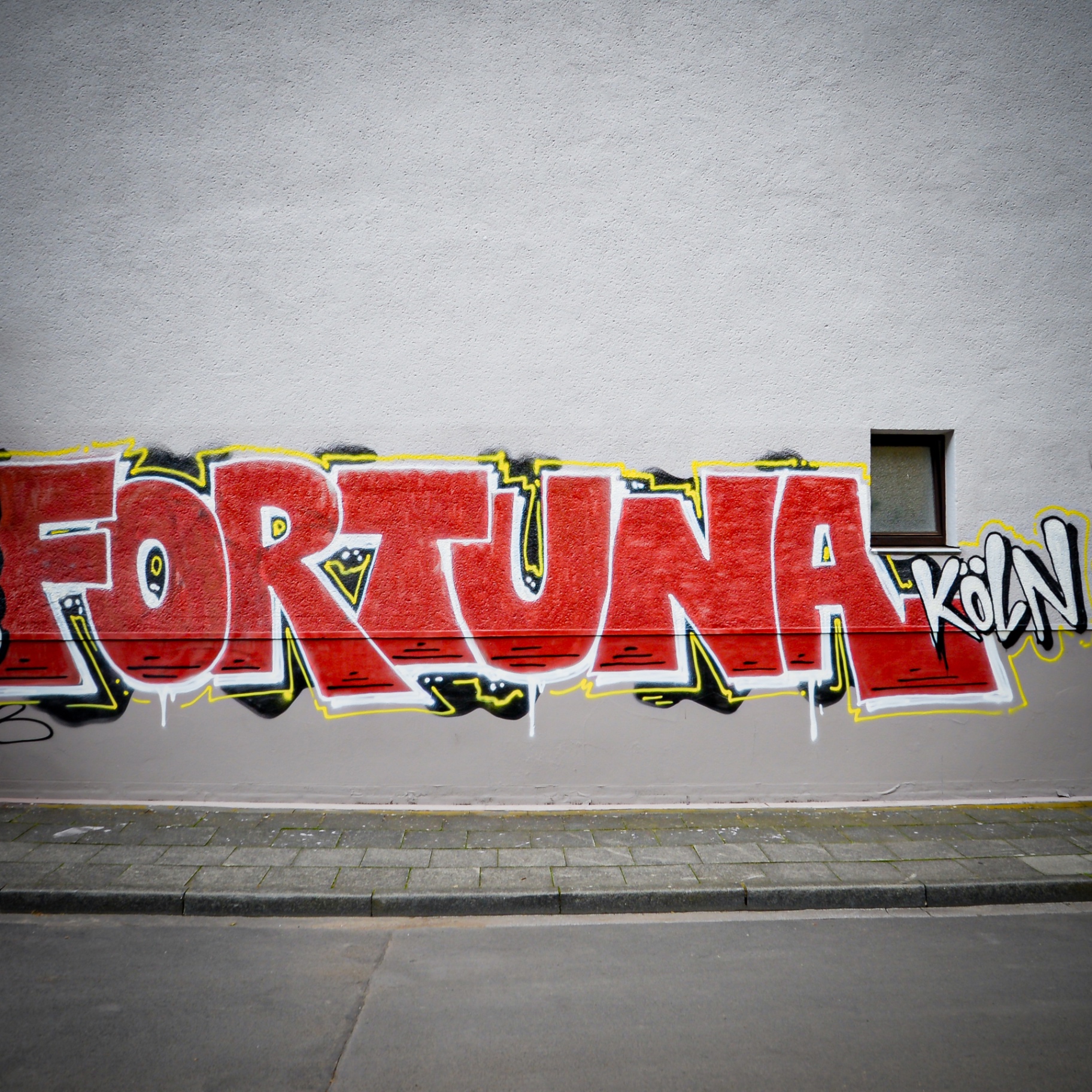 Köln auf Holz - Fortuna Köln Graffiti