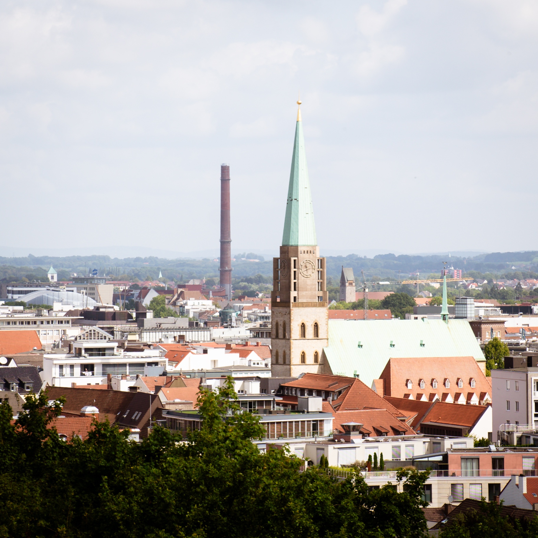 Bielefeld auf Holz - Altstadt Panorama