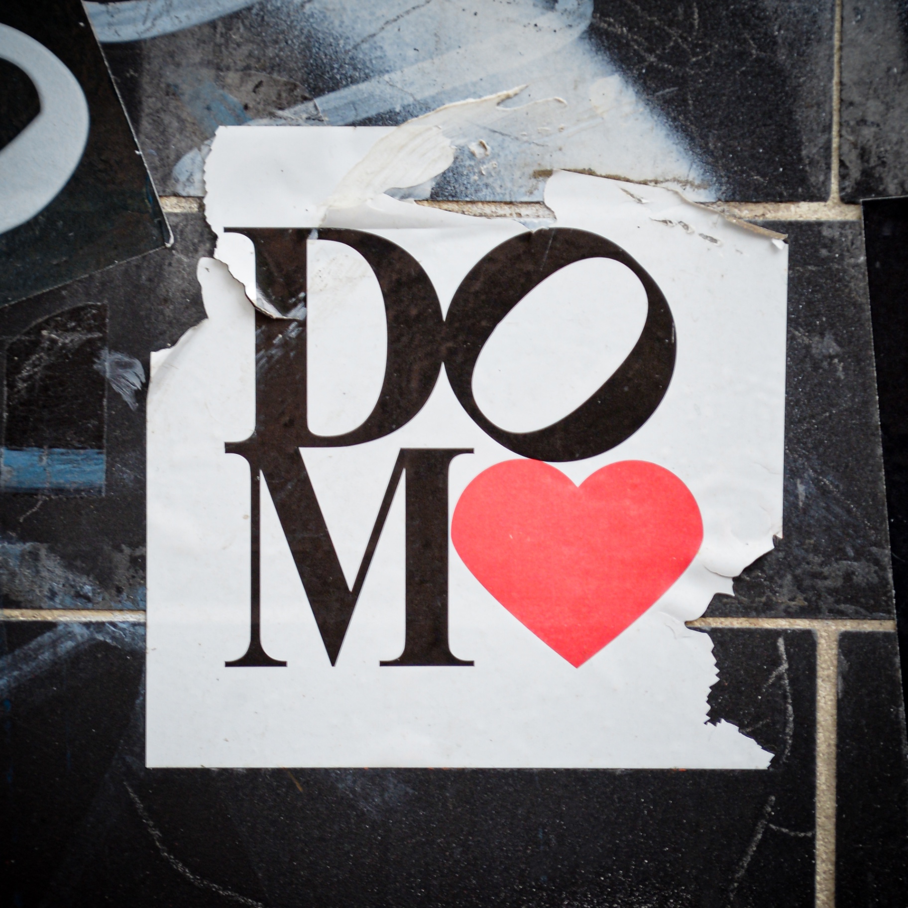 Köln auf Holz - Dom Love Sticker