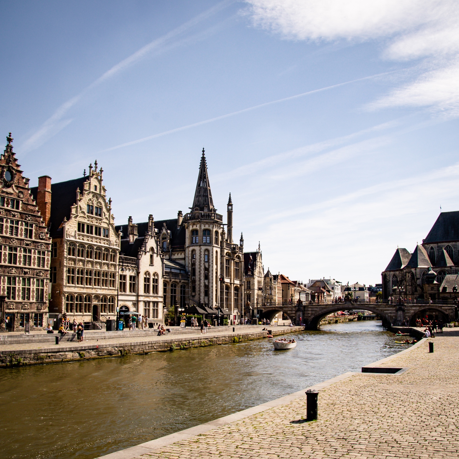 Gent auf Holz - Graslei Panorama