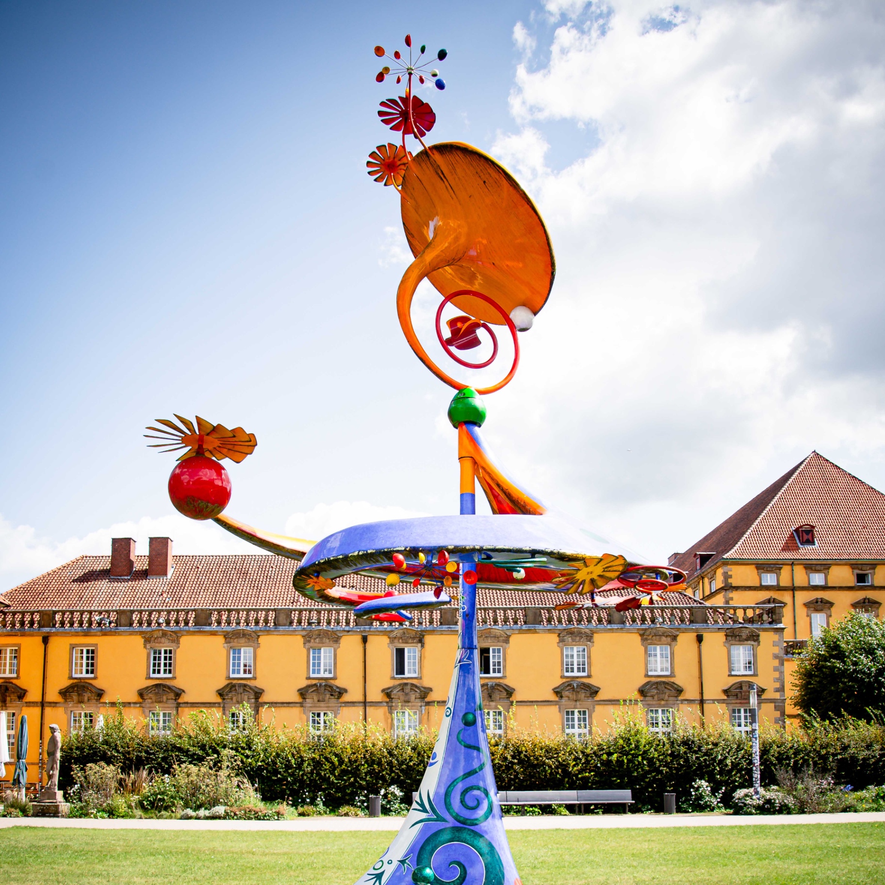Osnabrück auf Holz - Skulptur im Schlossgarten