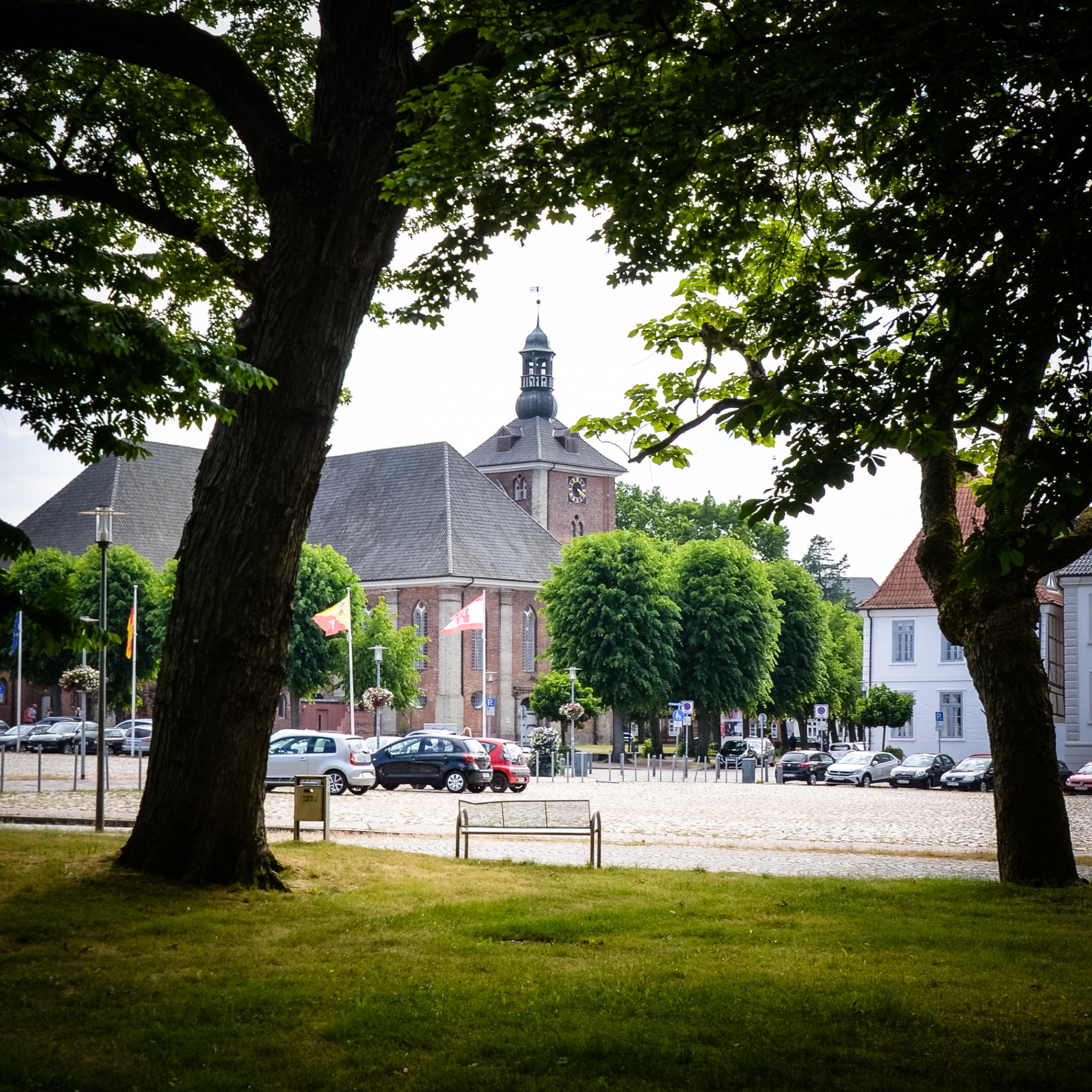 Rendsburg auf Holz - Marienkirche