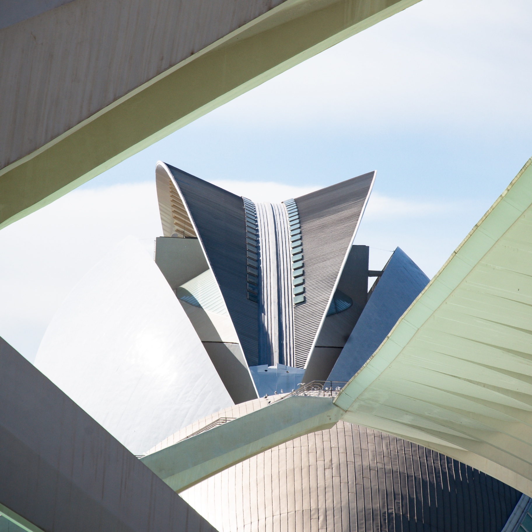 Valencia auf Holz - Ciudad de las Artes