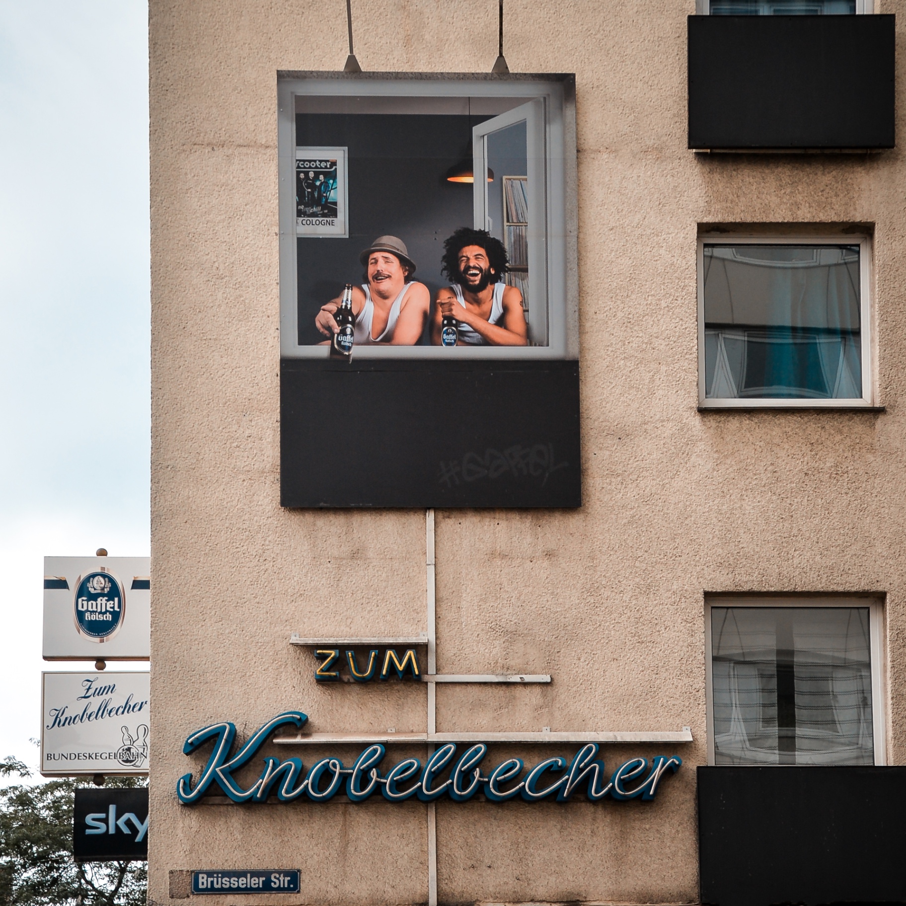 Köln auf Holz - Zum Knobelbecher