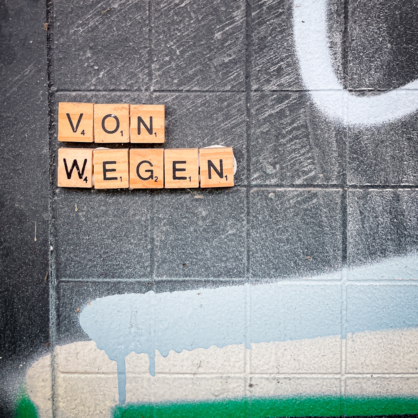 Streetart auf Holz - Von Wegen
