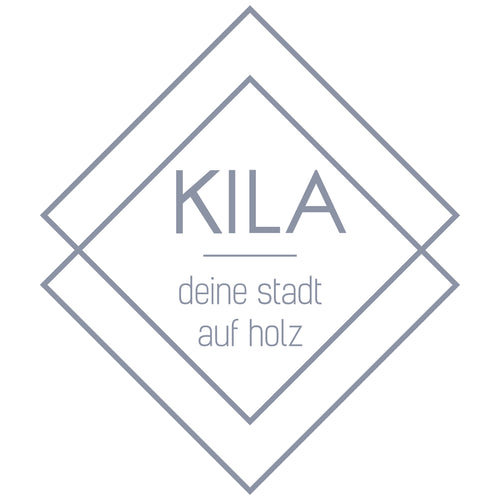 Deine Stadt auf Holz